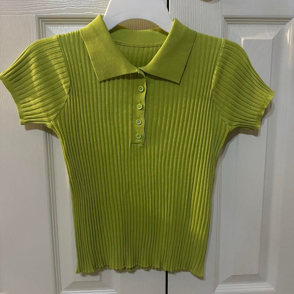 Unbranded Women's Green Crop-top